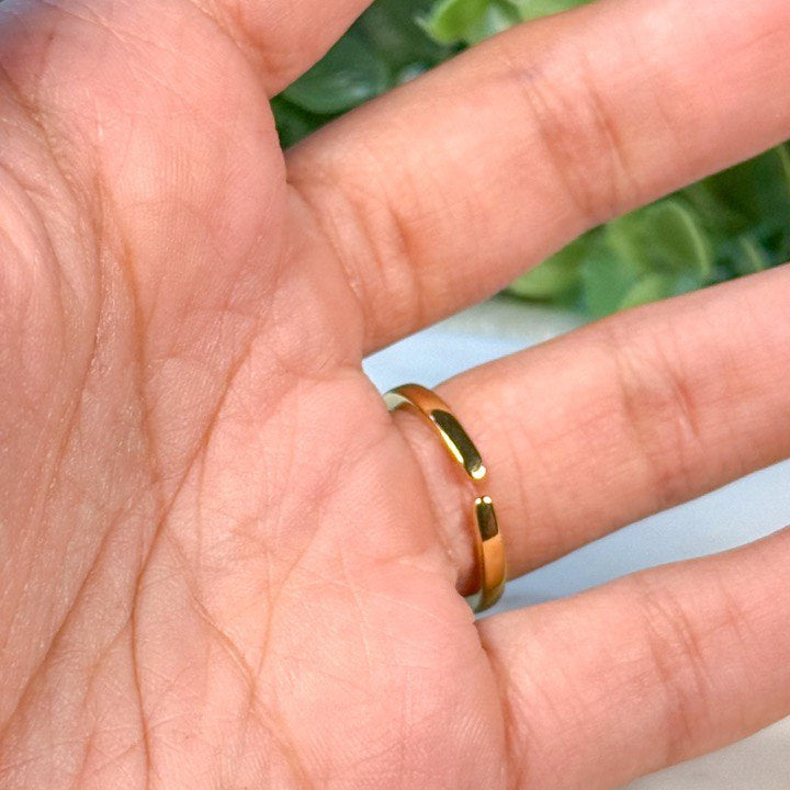 Diamond flat ring