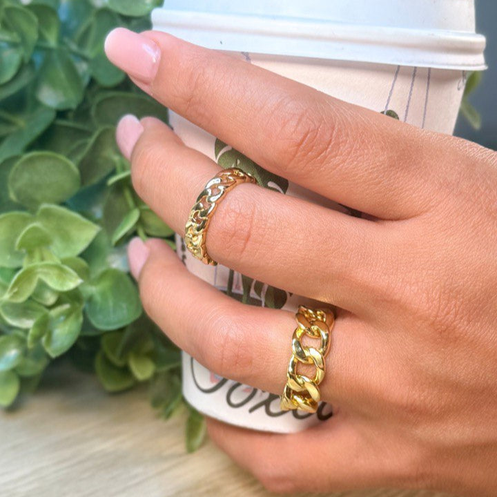 Cuban chain ring