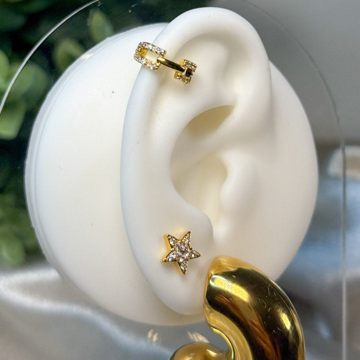 Diamond Chain earcuff
