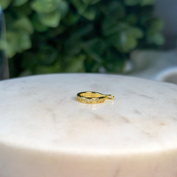 Simple zircon Earcuff