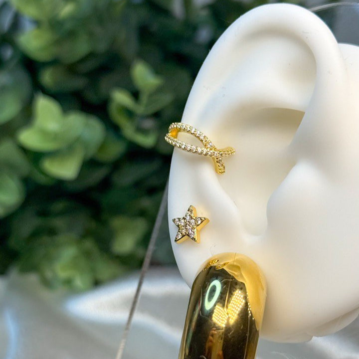 X Cross earcuff