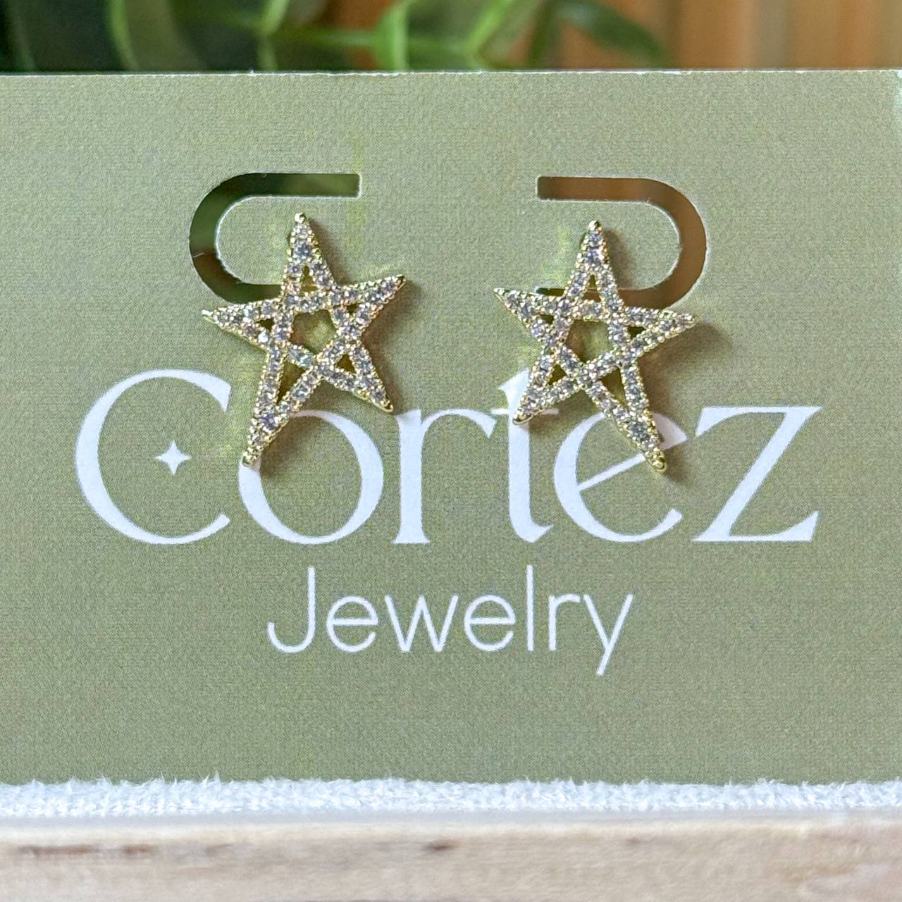 Shiny star stud