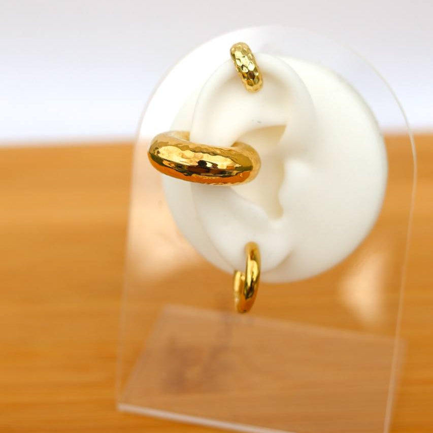 Big crater earcuff
