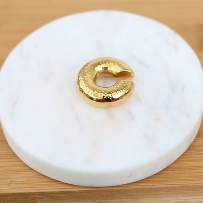 Big crater earcuff