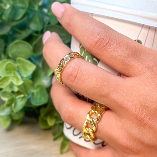 Cuban chain ring