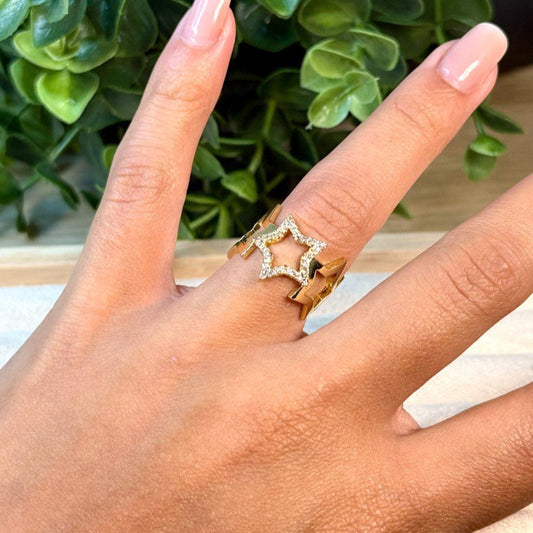 Diamond Star ring