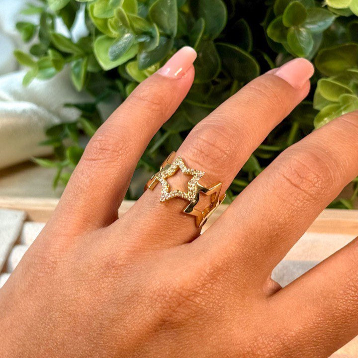 Diamond Star ring