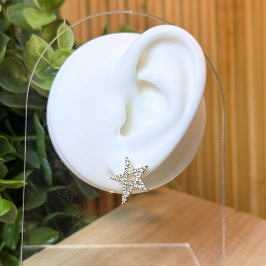 Shiny star stud